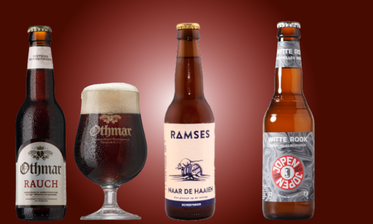 Rook bier Drie rook bieren